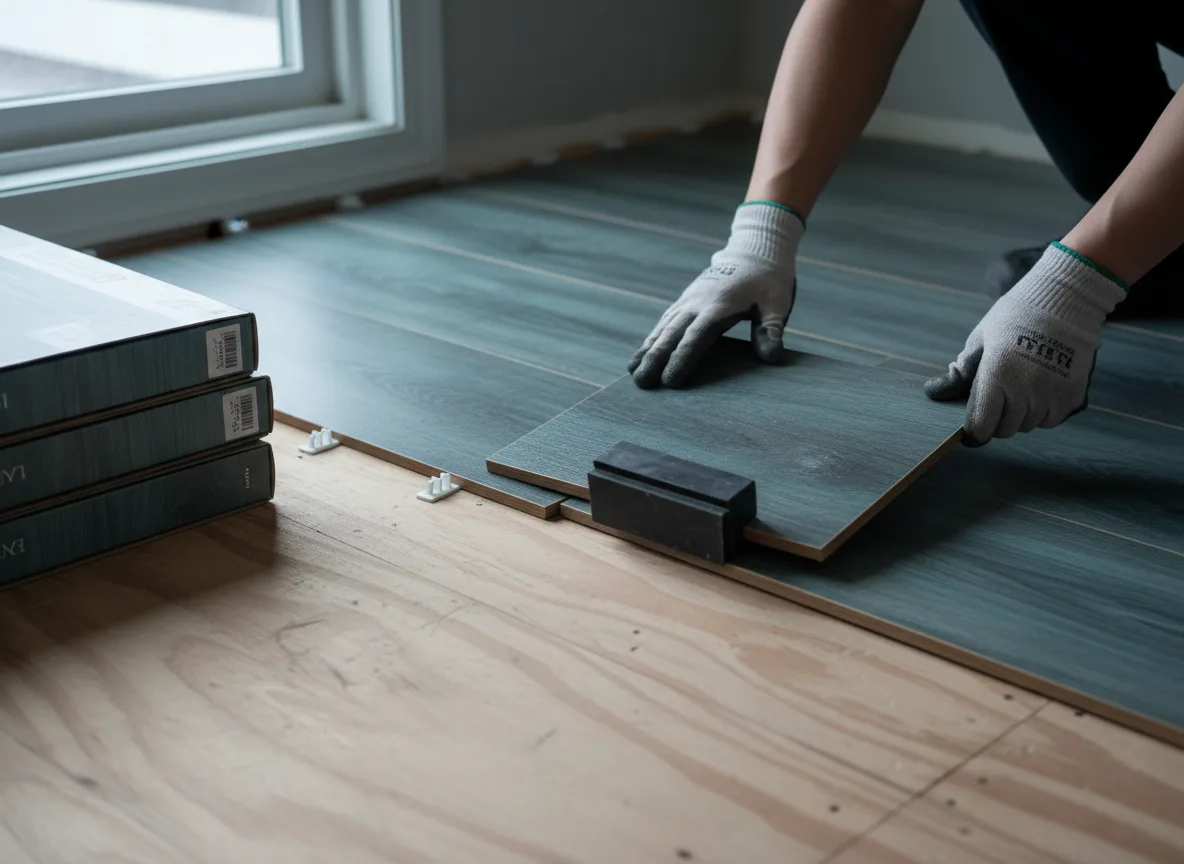 Luxury Vinyl Plank Installation company in Midland, SD